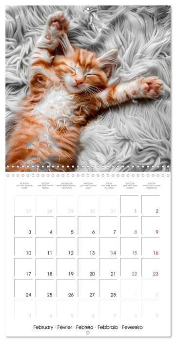 KITTEN Cuteness overload (CALVENDO Monthly Calendar 2025)