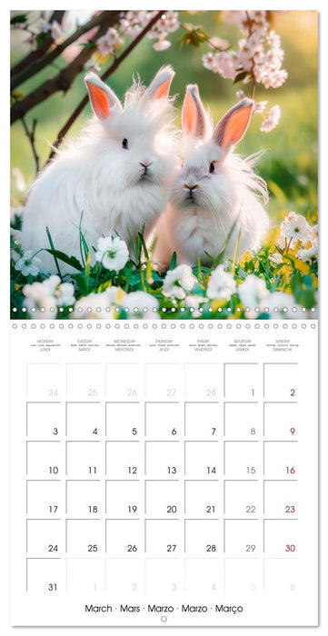 RABBITS Cuddly little guys (CALVENDO Monthly Calendar 2025)