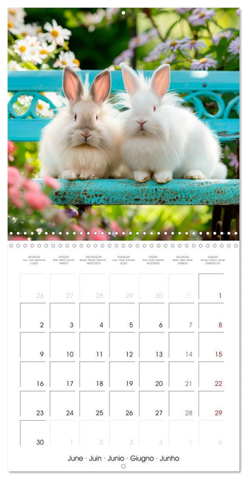 RABBITS Cuddly little guys (CALVENDO Monthly Calendar 2025)