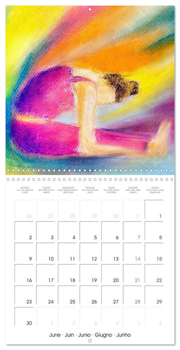 Artistic Yin Yoga (CALVENDO Monthly Calendar 2025)