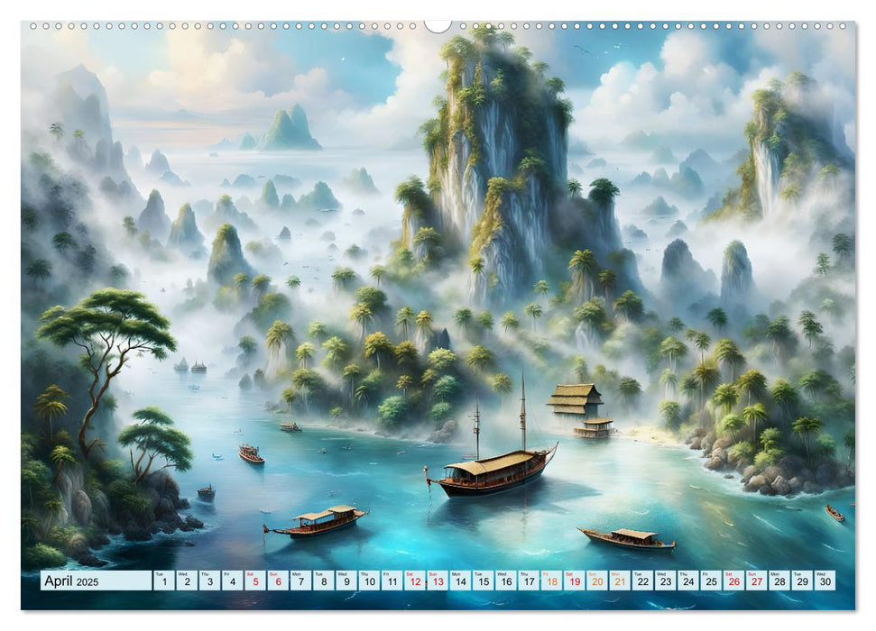 Archipelago's Exotic paradise trip (CALVENDO Premium-Calendar 2025)