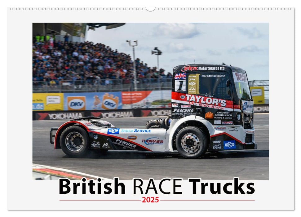 British Race Trucks (CALVENDO Monthly Calendar 2025)