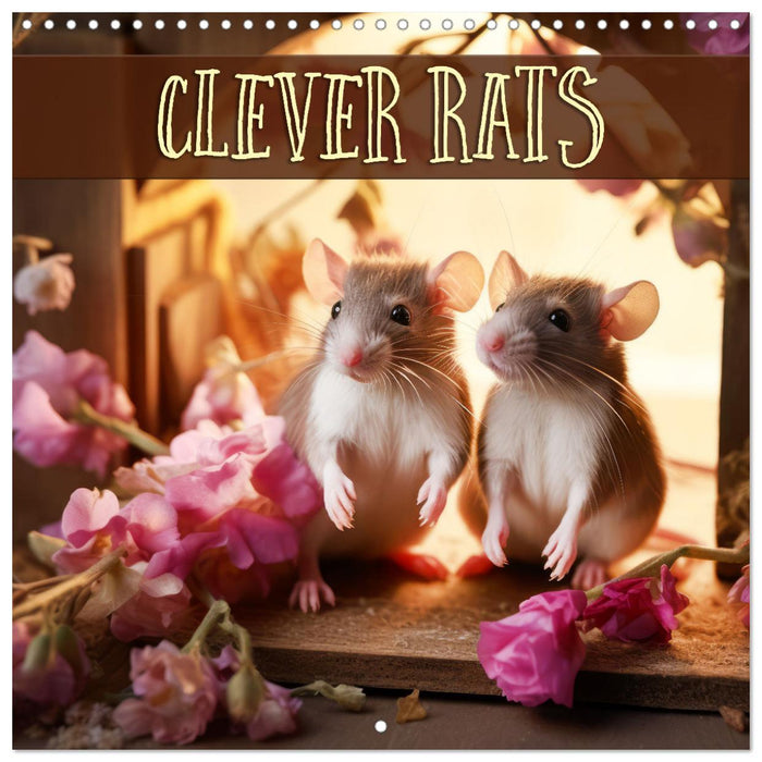 Clever Rats (CALVENDO Monthly Calendar 2025)