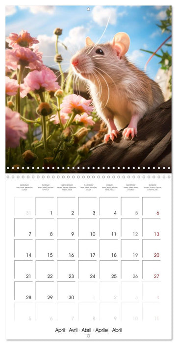 Clever Rats (CALVENDO Monthly Calendar 2025)