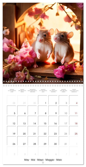 Clever Rats (CALVENDO Monthly Calendar 2025)