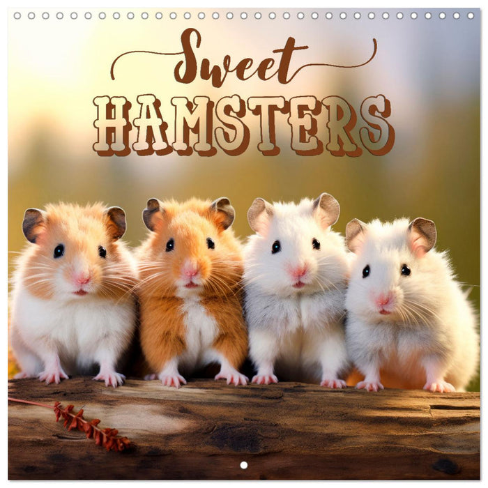 Sweet HAMSTERS (CALVENDO Monthly Calendar 2025)