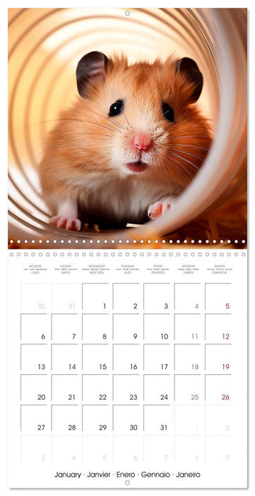 Sweet HAMSTERS (CALVENDO Monthly Calendar 2025)