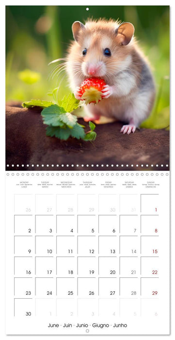 Sweet HAMSTERS (CALVENDO Monthly Calendar 2025)