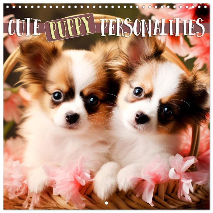 Cute PUPPY PERSONALITIES (CALVENDO Monthly Calendar 2025)