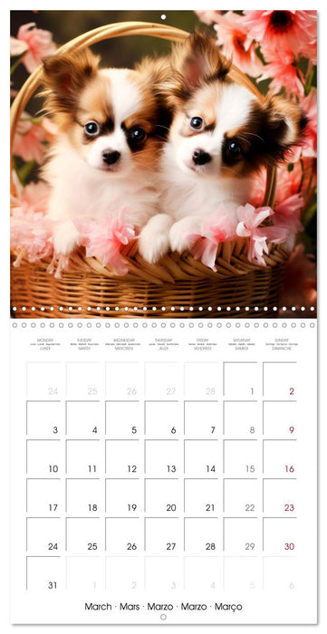 Cute PUPPY PERSONALITIES (CALVENDO Monthly Calendar 2025)