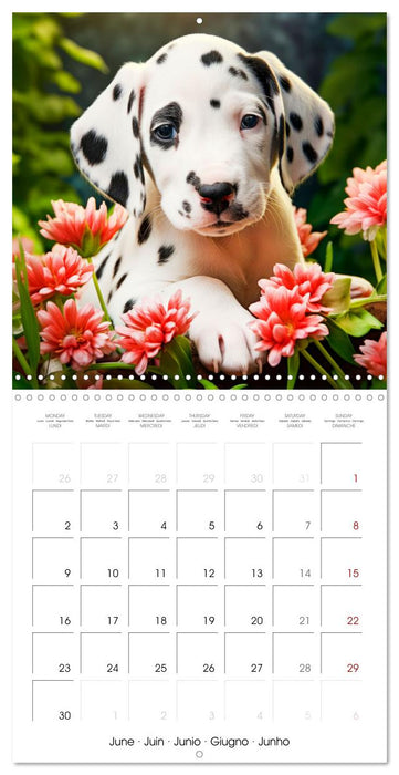 Cute PUPPY PERSONALITIES (CALVENDO Monthly Calendar 2025)