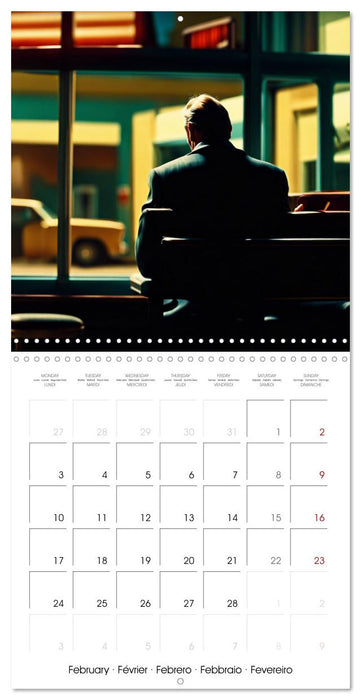 In love with Edward Hopper (CALVENDO Monthly Calendar 2025)