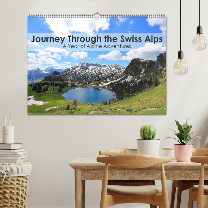 Journey Through the Swiss Alps - A Year of Alpine Adventures (CALVENDO Monthly Calendar 2025)