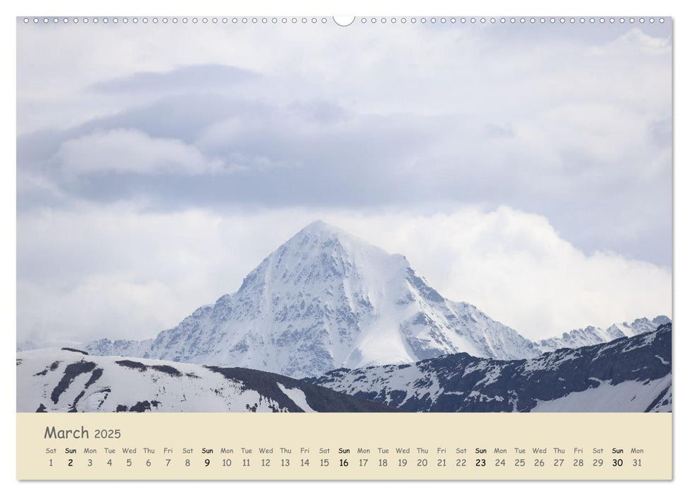 Journey Through the Swiss Alps - A Year of Alpine Adventures (CALVENDO Monthly Calendar 2025)