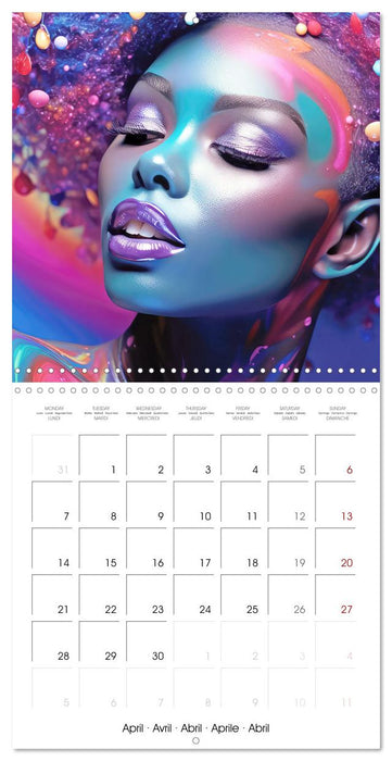 Fascination artful hair (CALVENDO Monthly Calendar 2025)