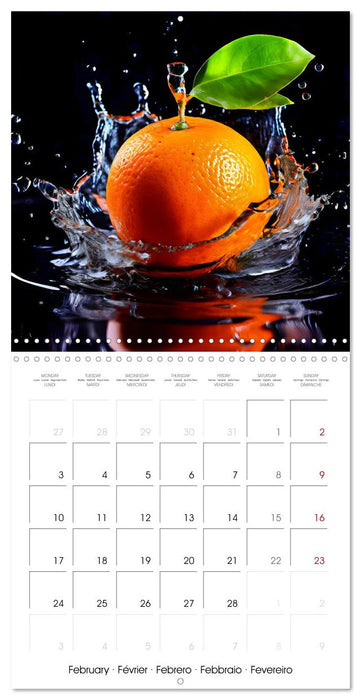 Fruity flavour explosions (CALVENDO Monthly Calendar 2025)