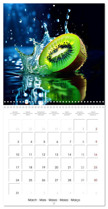 Fruity flavour explosions (CALVENDO Monthly Calendar 2025)