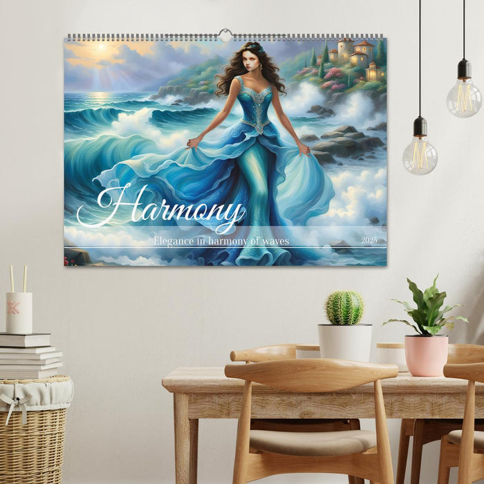 Harmony - Elegance in harmony of waves (CALVENDO Monthly Calendar 2025)