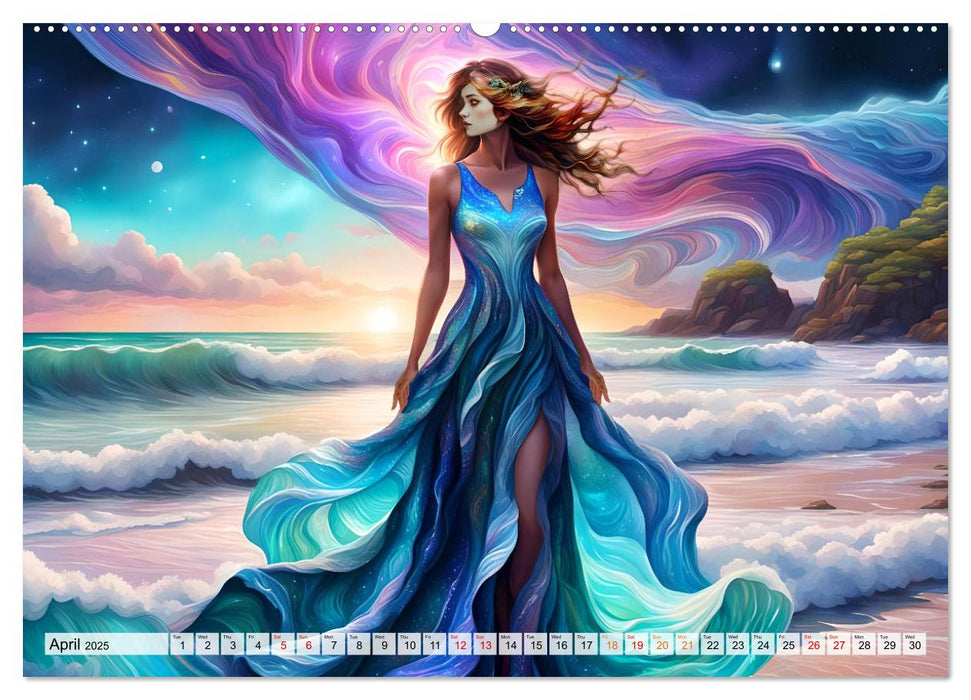 Harmony - Elegance in harmony of waves (CALVENDO Monthly Calendar 2025)