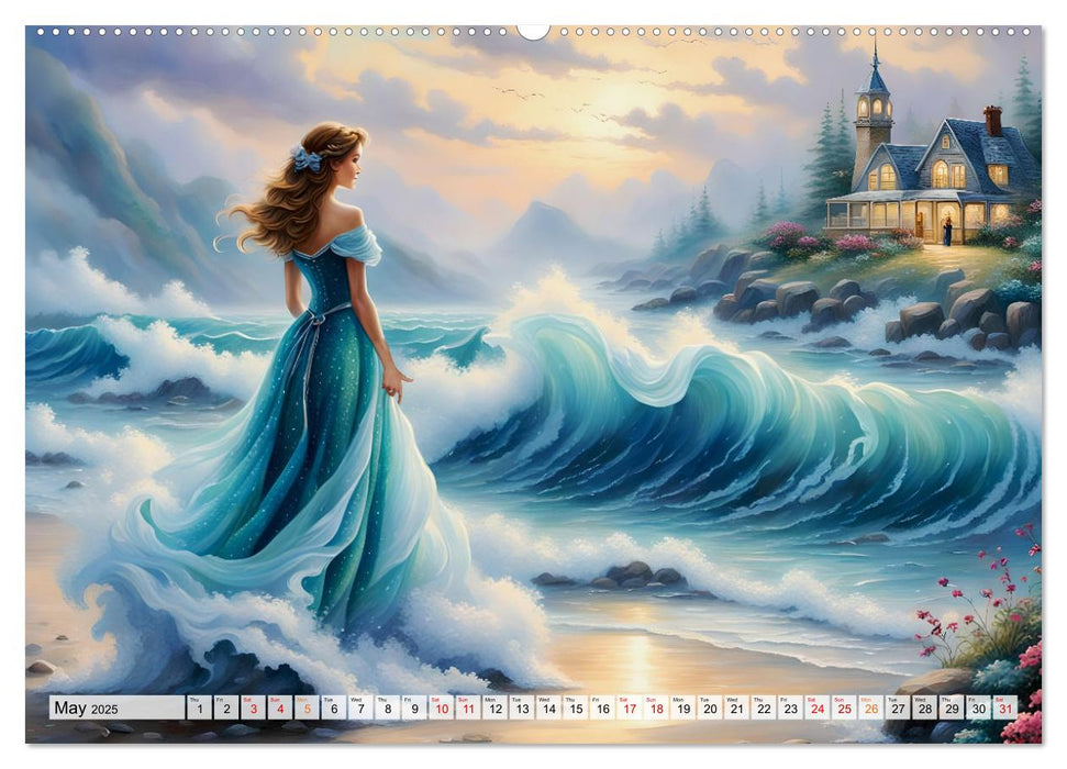 Harmony - Elegance in harmony of waves (CALVENDO Monthly Calendar 2025)