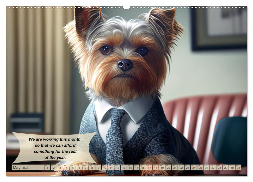 Great fun for Yorkshire Terrier lovers (CALVENDO Monthly Calendar 2025)