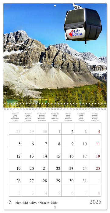 Canada, National Parks Road Trip (CALVENDO Monthly Calendar 2025)