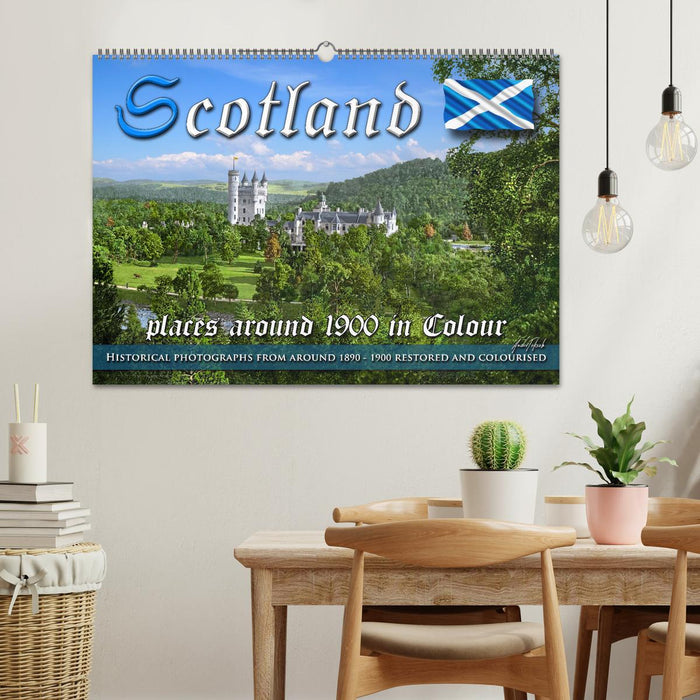 Scotland around 1900 - photos restored and colourised (CALVENDO Monthly Calendar 2025)