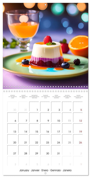 Dessert dreams (CALVENDO Monthly Calendar 2025)