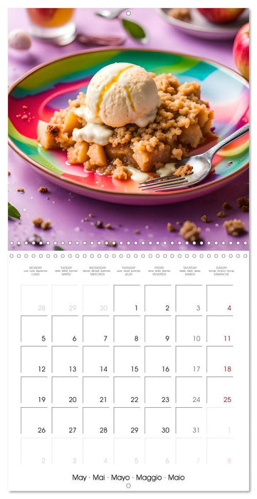 Dessert dreams (CALVENDO Monthly Calendar 2025)