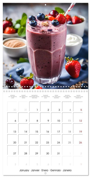 World of smoothies (CALVENDO Monthly Calendar 2025)