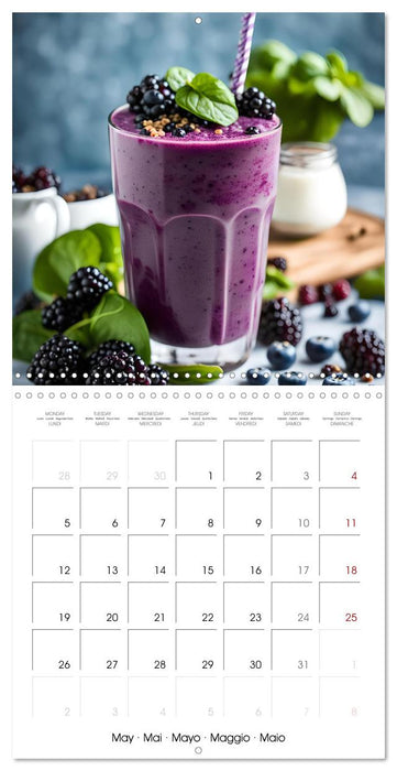 World of smoothies (CALVENDO Monthly Calendar 2025)