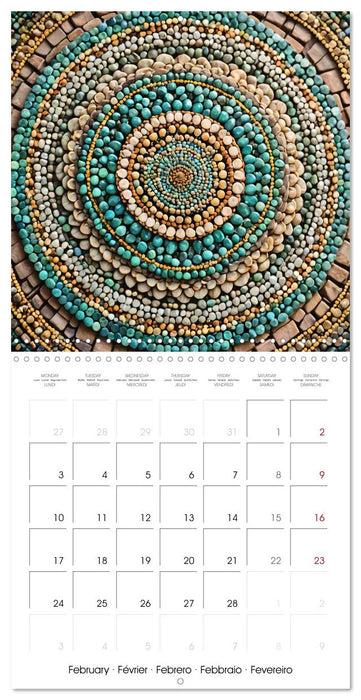 Mandalas of Mother Earth (CALVENDO Monthly Calendar 2025)