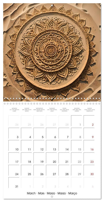 Mandalas of Mother Earth (CALVENDO Monthly Calendar 2025)