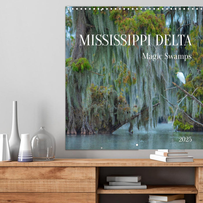 Mississippi Delta, Magic Swamps (CALVENDO Monthly Calendar 2025)