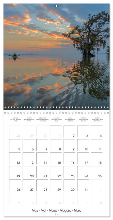 Mississippi Delta, Magic Swamps (CALVENDO Monthly Calendar 2025)