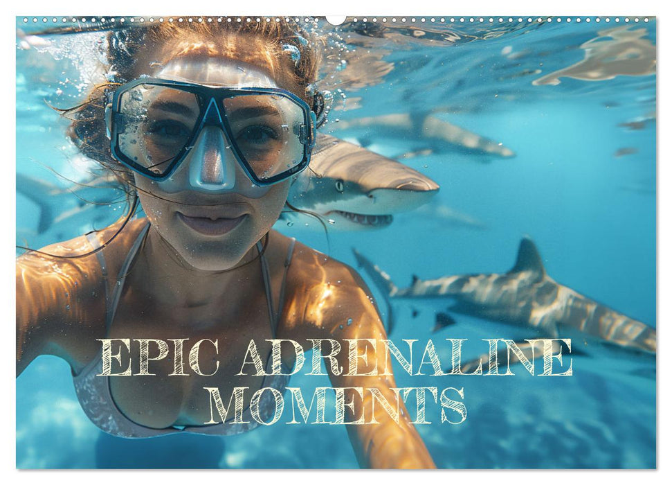 Epic Adrenaline Moments (CALVENDO Monthly Calendar 2025)