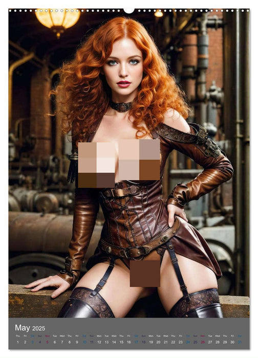 Seductive steampunk divas (CALVENDO Monthly Calendar 2025)