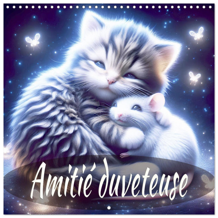 Amitié duveteuse (CALVENDO Calendrier mensuel 2025)