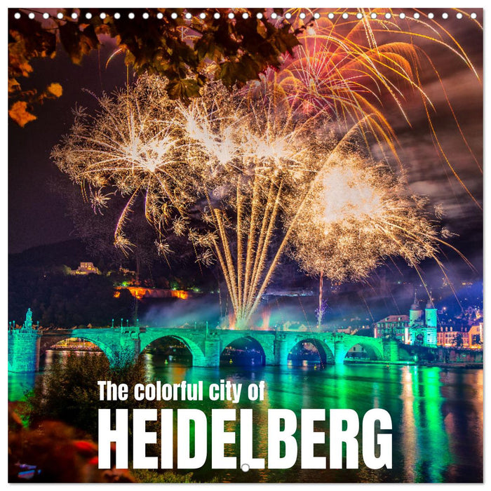 The colorful city of Heidelberg (CALVENDO Monthly Calendar 2025)