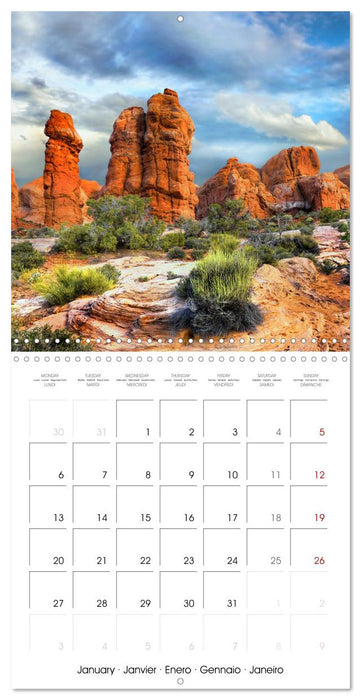 Arches National Park, Hiking Trails (CALVENDO Monthly Calendar 2025)