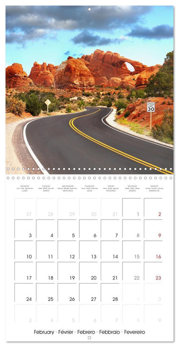 Arches National Park, Hiking Trails (CALVENDO Monthly Calendar 2025)