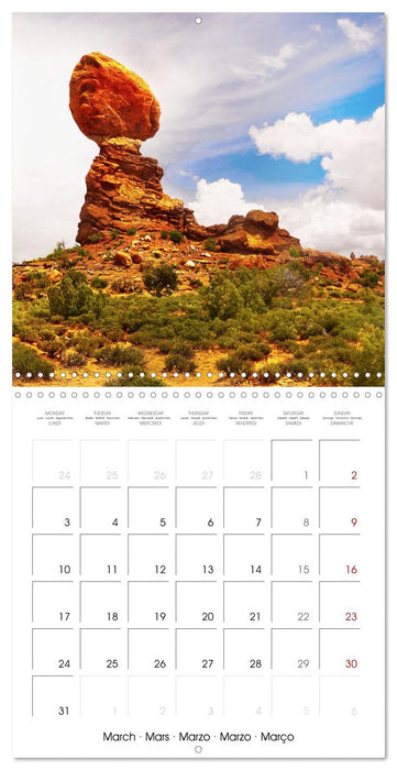 Arches National Park, Hiking Trails (CALVENDO Monthly Calendar 2025)