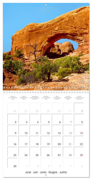 Arches National Park, Hiking Trails (CALVENDO Monthly Calendar 2025)