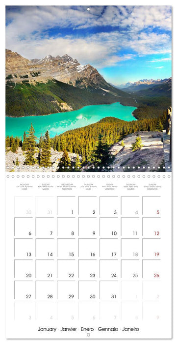 Canadian Rockies National Parks (CALVENDO Monthly Calendar 2025)