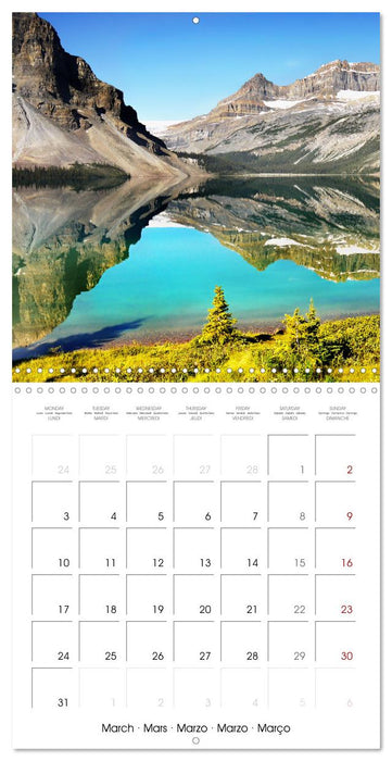 Canadian Rockies National Parks (CALVENDO Monthly Calendar 2025)