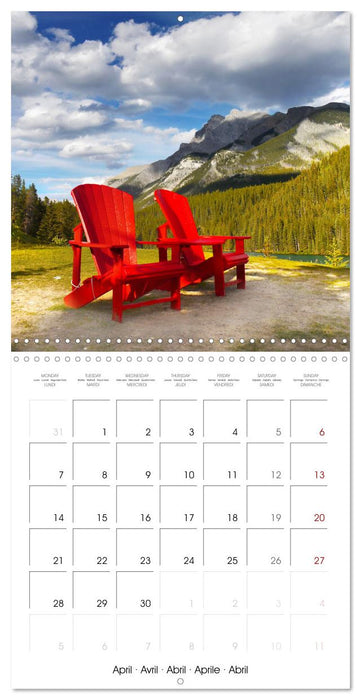 Canadian Rockies National Parks (CALVENDO Monthly Calendar 2025)