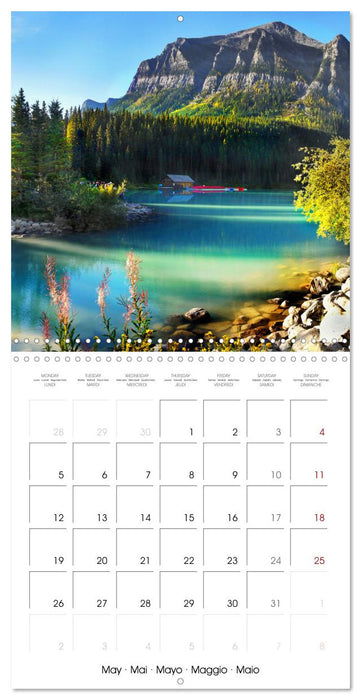 Canadian Rockies National Parks (CALVENDO Monthly Calendar 2025)