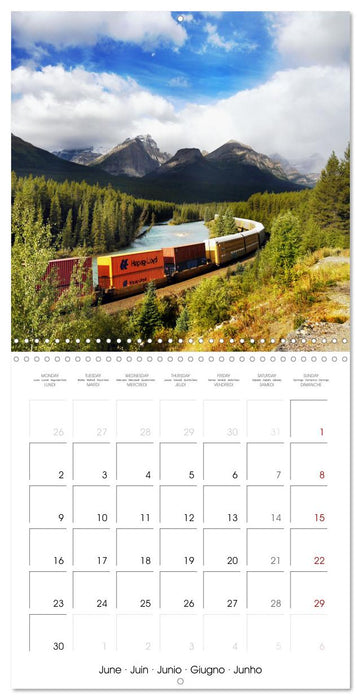 Canadian Rockies National Parks (CALVENDO Monthly Calendar 2025)