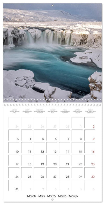 Iceland - A journey into a fantastic world (CALVENDO Monthly Calendar 2025)