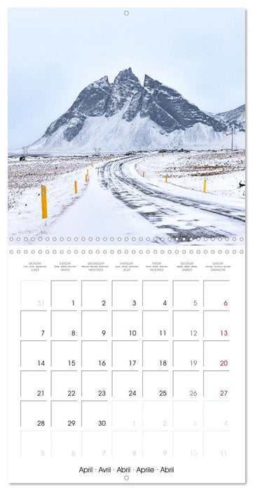 Iceland - A journey into a fantastic world (CALVENDO Monthly Calendar 2025)